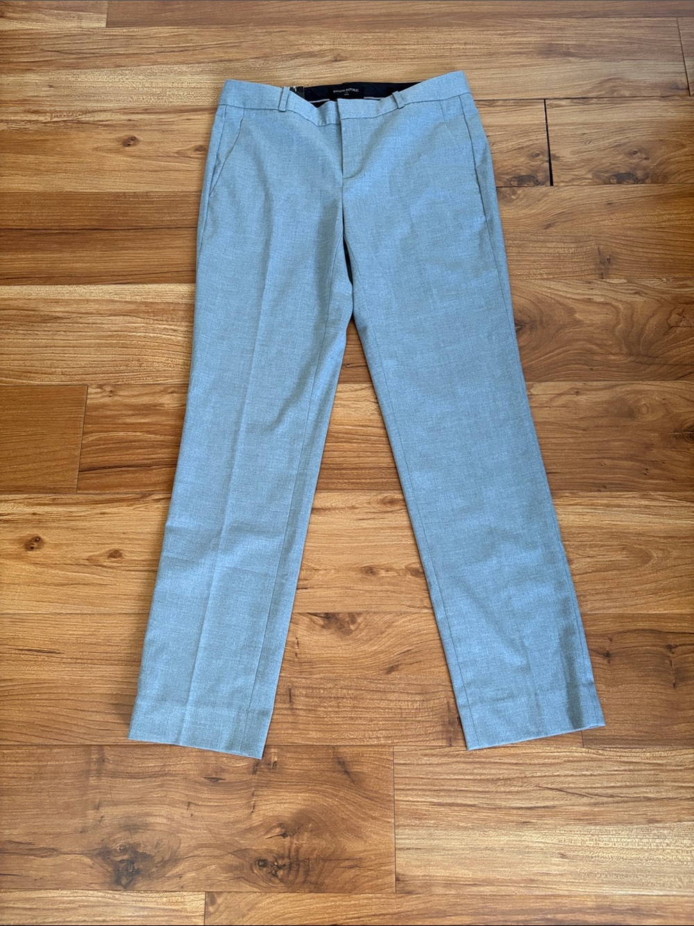 Banana Republic Light Gray Women's Straight Leg Dress Pants Sz 6
